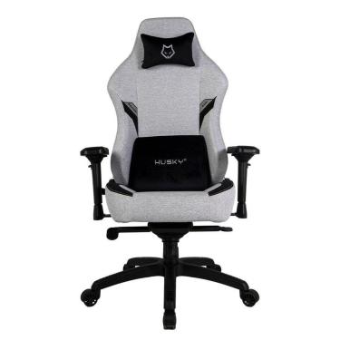 Imagem de Cadeira Gamer Husky Saucer, Até 150Kg, Almofadas, Reclinável 135º, Braço 4D, Tecido, -...