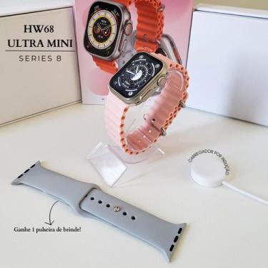Imagem de Relogio Inteligente Smartwatch 41mm Hw68 Ultra Mini Tela 1.75 Original