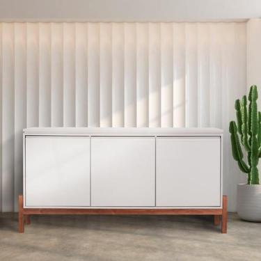 Imagem de Buffet 3 Portas 2 Gavetas TIê CabeCasa MadeiraOriginals Off White - Ca