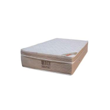 Imagem de Colchão Solteiro 88 Ortobom Airtech Spring Pocket D26 Bege 30x88x188 -