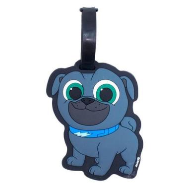 Imagem de Etiqueta para bagagem bingo puppy dog pals 11x8cm - disney