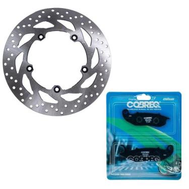 Imagem de Disco Freio Diant Fazer 250 2018 A 2022 + Pastilhas Cobreq - GP7 / COB