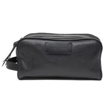 Imagem de Necessaire Masculina Richards RCH Gael Couro Para Viagem Organizador, 