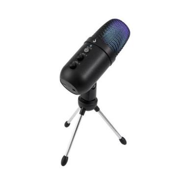 Imagem de Microfone Gamer Rise De Mesa Mode Elite 01 RGB Preto RMME01B - Rise Mo