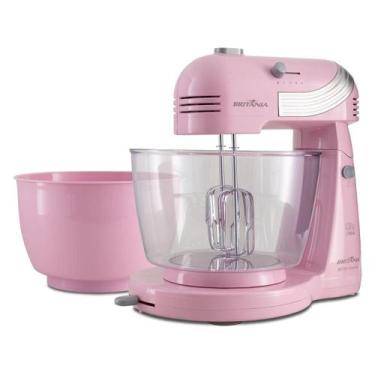 Imagem de Batedeira britania deluxer 350w pink tigela dupla, 110V