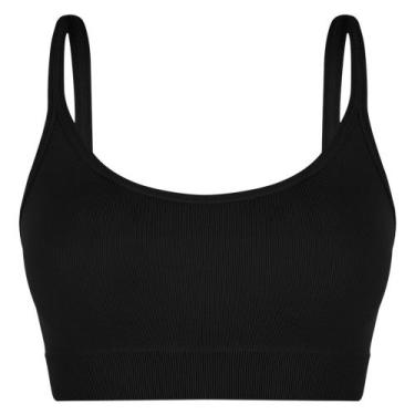 Imagem de Top adulto básico sem costura lupo, Preto, G