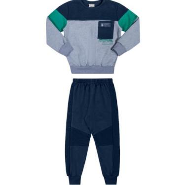 Imagem de Conjunto Infantil Menino Inverno Moletom Casaco E Calça  - Angerô, 6, 