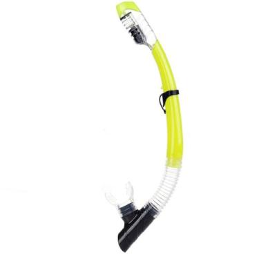 Imagem de Snorkel seco AQUA A DIVE SPORTS Easy Breath para adultos, amarelo