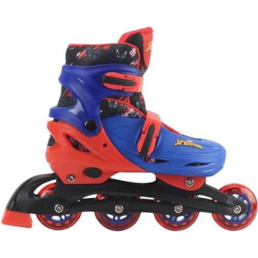 Imagem de Patins BBR Toys Disney Marvel Spider-man Inline Kit de Proteção Infant