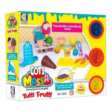 Imagem de Massinha De Modelar Coti Massa Tutti Frutti Sorveteria - Cotiplás, UN,