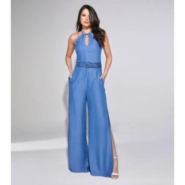 Imagem de Macacão feminino azul - Luijs, Azul, G