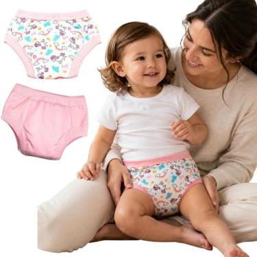 Imagem de Kit 2 Desfralde Infantil Treinamento 2 Absorvente Unicórnio - GG - Min