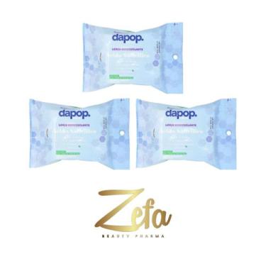 Imagem de Kit 03 Lenço Demaquilante E Limpeza Ácido Salicílico - Dapop