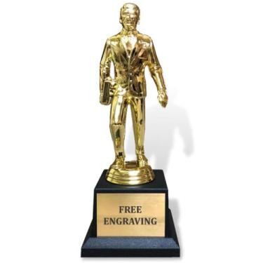 Imagem de Troféu de Premiação Personalizado com Gravação  Presente para Escritór