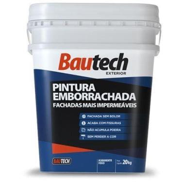 Imagem de Pintura Emborrachada Platina 20kg Bautech