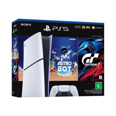 Imagem de PlayStation 5 Digital 825GB + DualSense + Gran Turismo 7 e Astro Bot -