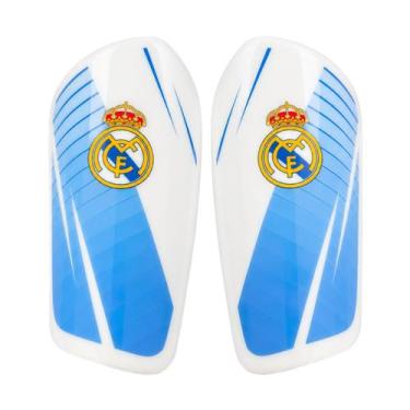 Imagem de Caneleira De Futebol Real Madrid - Infantil Tamanho:PCor:Azul, P, Azul