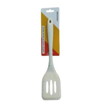Imagem de Espátula vazada de silicone mármol 29,5cm - MIMO STYLE