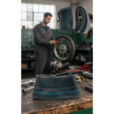 Imagem de Câmara Ar Moto Aro 18 Reforçada CG Titan Fan 125-160 - Congratulations