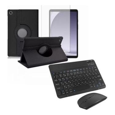 Imagem de Capa Giratória+ Película+ Mouse+ Teclado Compatível com A9 Plus Smx216