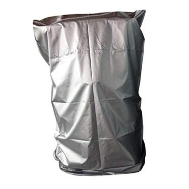 Imagem de Fancyes Capa de esteira dobrável, capa de esteira com zíper, capa à prova de poeira, à prova d'água, ajuste universal, máquina de corrida esportiva para uso interno ou externo - prata_91 x 152 cm