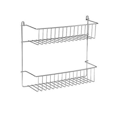 Imagem de Prateleira Suporte Duplo, 30cm, Cromado, Arthi
