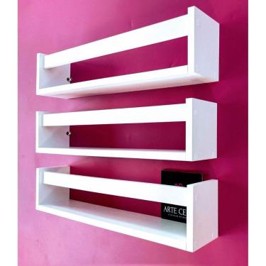 Imagem de Nicho Porta Livro Pelúcia bonecos Quarto de Bebê Estante Livreiro Infantil 3pçs 40 cm