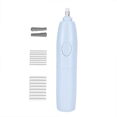 Imagem de Irovami Kit de Borracha Elétrica com 16 Recargas de Borracha Operado por Bateria Botão de Controle Borracha Lápis Artigos de Papelaria para Alunos da Escola Artistas Desenho Pintura Esboço Desenho