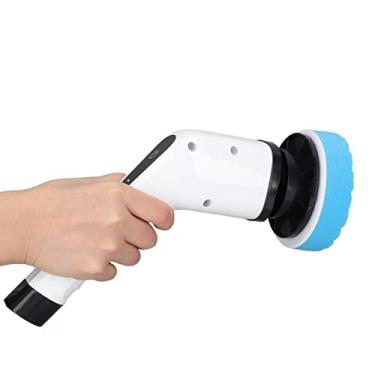 Imagem de escova de limpeza el¨¦trica multifuncional 7 em 1,Lavadora el¨¦trica sem fio, kit de lavadora port¨¢til recarreg¨¢vel USB, para banheira, vaso sanit¨¢rio, janela, pia de cozinha, prato, Escova de lim