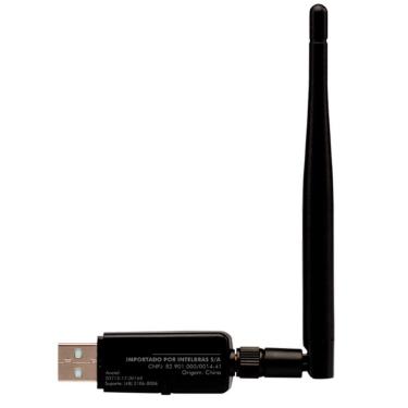 Imagem de Adaptador USB Wireless Intelbras iwa 3001 com Antena Externa