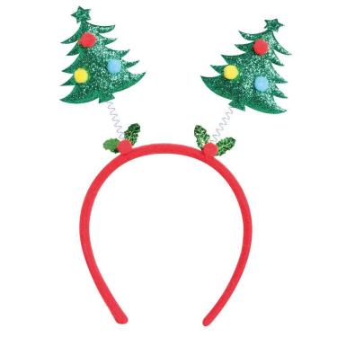 Imagem de Tiara Natalina C/ Pinheiro Natal Vrm/vrd 1x23x23 1922021