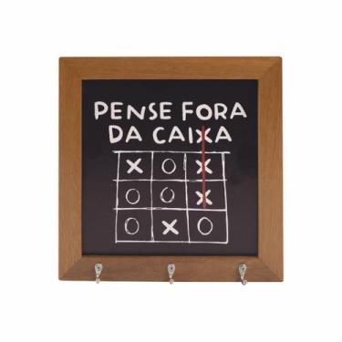 Imagem de Porta Chaves Modelo Quadro Decorativo 19X19cm Pccn16 - Li Decor