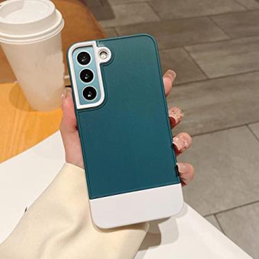 Imagem de Capa de telefone de silicone líquido com armação quadrada para Samsung Galaxy S22 Ultra S21 Plus FE A12 A22 A33 A53 A73 A52 A72 3 em 1 capa, modelo 5, para A32 4G