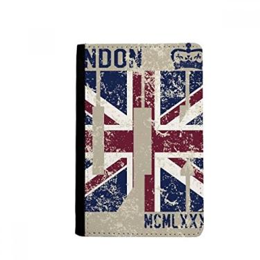 Imagem de London King UK the Union Jack Flag Passport Holder Notecase Burse Carteira Capa Cartão Bolsa, Multicolor