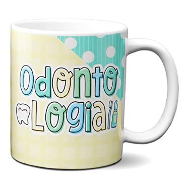 Imagem de Caneca Dentista Profissional Odontologia Profissão Dente (Branca)