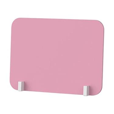 Imagem de Esquirla Protetoras de Partição de Desktop Divisor de Privacidade Robusto Divisor de Painel Divisor de para Centro de Testes Mesducacion, Rosa