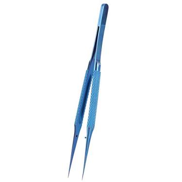Imagem de Pinças de precisão Garosa, BT-11 0,15mm 0,15mm pinças retas de reparo para microscópio de laboratório linha de impressão digital, liga de ti, pinças