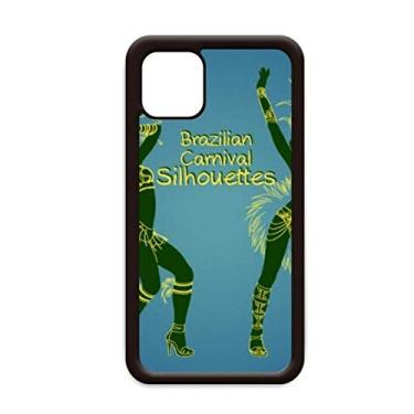 Imagem de Hula Outline Capa Cultural Brasil Brasileiro para iPhone 12 Pro Max para Apple Mini Mobile Case