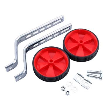 Imagem de Rodas de treinamento de bicicleta Yosoo Health Gear para bicicletas infantis, estabilizadores de bicicleta para crianças, rodas de suporte, estabilizador de roda auxiliar universal para bicicleta de 30 a 50 cm