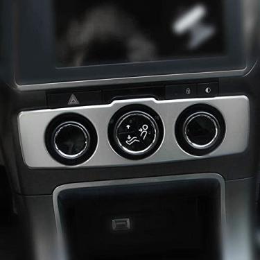 Imagem de JIERS Para Citroen C4 2016, ABS fosco ar condicionado interruptor botão tampa painel acabamento acessórios de estilo de carro