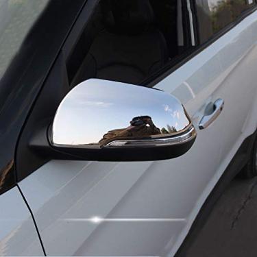 Imagem de JIERS Para Hyundai Creta IX25 2016-2019, ABS Chrome Capa de espelho lateral exterior de carro acessórios de acabamento do espelho retrovisor