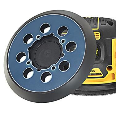 Imagem de Bloco de substituição de gancho e laço de 8 furos de 12,7 cm para DWE64233 e N329079, compatível com lixadeira orbital aleatória DWE6423/6421K, DCW210B