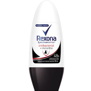 Imagem de Rexona Women Antibacterial + Invisible Desodorante Roll-On Feminino  com 50ml 50ml