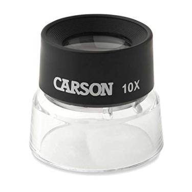 Imagem de Lupa Power Stand Carson 10x LumiLoupe LL-10, translucida, pequena