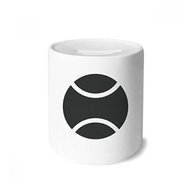 Imagem de DIYthinker Caixa de Dinheiro de Cerâmica com Estampa Geometria Simples de Beisebol Presente de Cofrinho