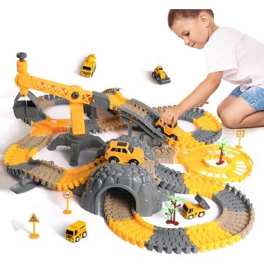 Caminhões de brinquedo para 2 3 4 5 anos de idade meninos meninas,  brinquedos de menino de criança 11 em 1 brinquedos de veículo fundido de  fogo para crianças, carros de brinquedo