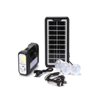 Imagem de KIT PLACA SOLAR PORTATIL 3 LAMP. LED LUZ EMERGENCIA LK-3102