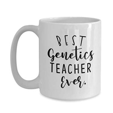 Imagem de Caneca de professor genética - Best Genetics Teacher Ever - Caneca de café de 445 ml