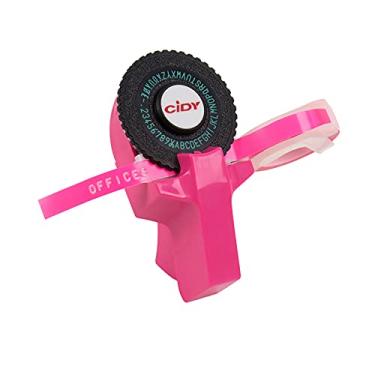 Imagem de Daseey Mini Criador de etiquetas manual portátil DIY Impressora de etiquetas de gravação em 3D Máquina de escrever com plástico PVC 9mm Fitas de etiquetas Máquina de rotulação