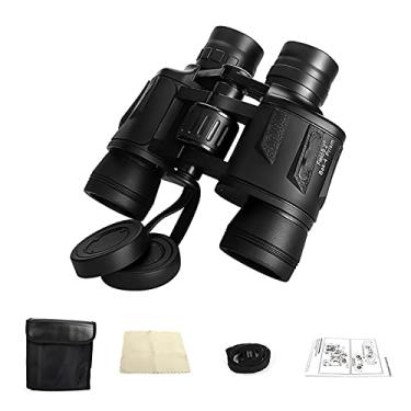 Imagem de Binóculos de alta potência 8X40 HD BAK4 Telescópio portátil multicamadas de revestimento verde Acampamento ao ar livre para viagens Caminhadas Observação de pássaros